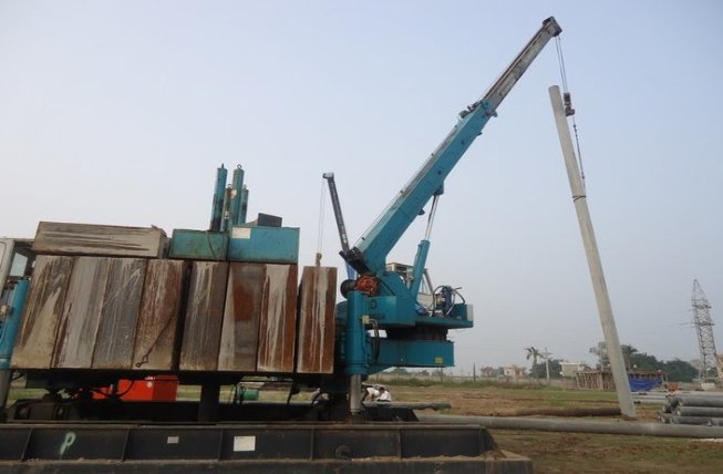 Ép cọc bê tông Thành Nam